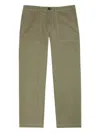 Ps By Paul Smith Patch-pocket Trousers In Green