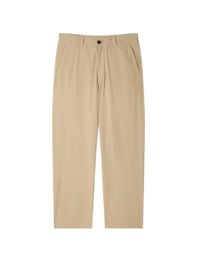 Ps By Paul Smith Patch-pocket Trousers In Brown