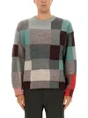 Ps By Paul Smith Sweater With Geometric Pattern Ps Paul Smith In Multi