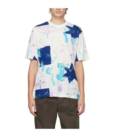 Ps By Paul Smith Graphic-print Cotton T-shirt In 01 Whites