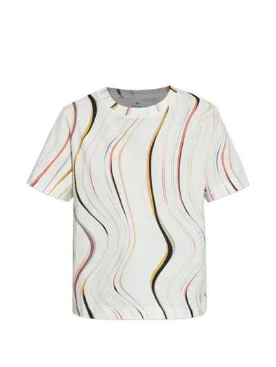 Ps By Paul Smith Patterned T-shirt In Multi