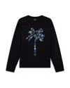 Ps By Paul Smith Paul Smith Palm Tree Merino Wool Sweater In Blue