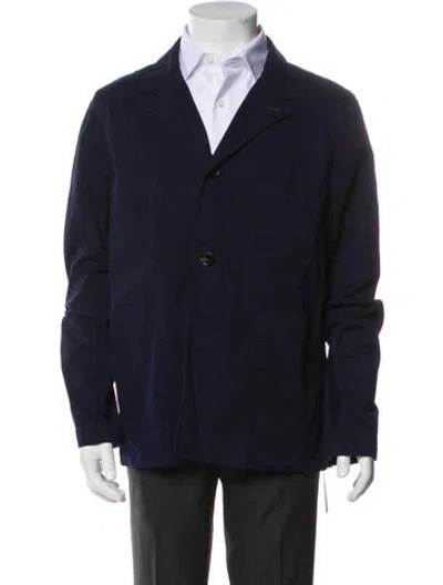 Pre-owned Ps By Paul Smith Peacoat In Blue