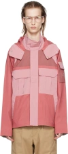 PS BY PAUL SMITH PINK HOODED JACKET