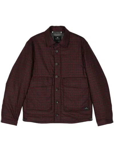 PS BY PAUL SMITH PLAID-CHECK JACKET