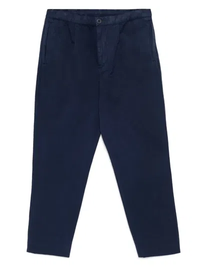 Ps By Paul Smith Pleated Elasticated Trousers In Blue
