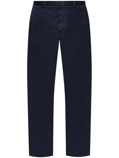 Ps By Paul Smith Pleated Trousers In Blue
