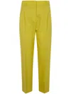 Ps By Paul Smith Pleated Trousers In Green