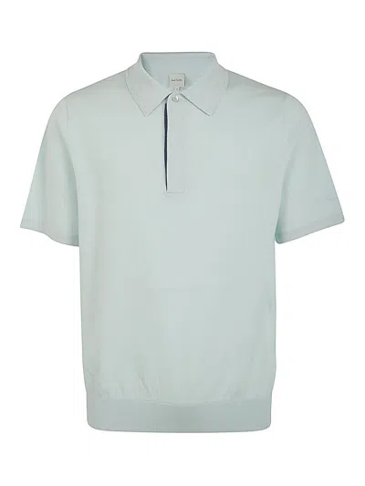 Ps By Paul Smith Cotton Polo In Blue