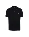 PS BY PAUL SMITH BASIC POLO SHIRT WITH ZEBRA EMBROIDERY