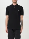 Ps By Paul Smith Ps Paul Smith Polo Shirt With Zebra Patch In Black