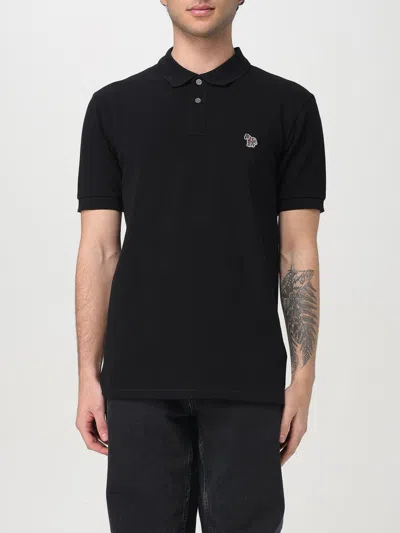 PS BY PAUL SMITH POLO SHIRT PS PAUL SMITH MEN COLOR BLACK,G48977002