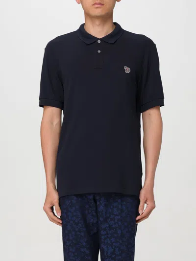 Ps By Paul Smith Polo Shirt Ps Paul Smith Men Color Blue