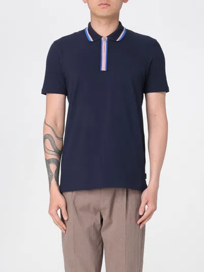 Ps By Paul Smith Polo Shirt Ps Paul Smith Men Color Navy In Blue