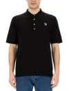 PS BY PAUL SMITH POLO SHIRT WITH ZEBRA PATCH
