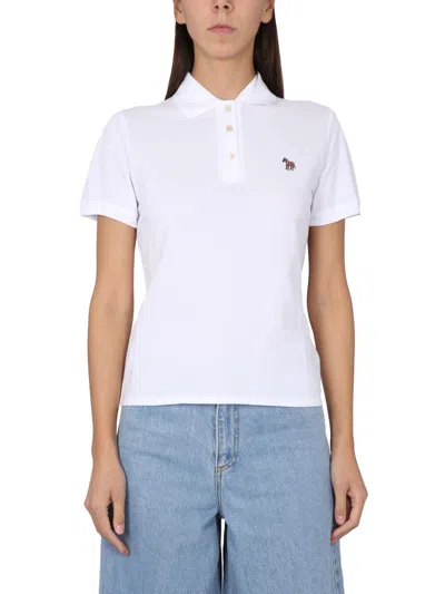 Ps By Paul Smith Ps Paul Smith Woman Polo Shirt White Size L Cotton