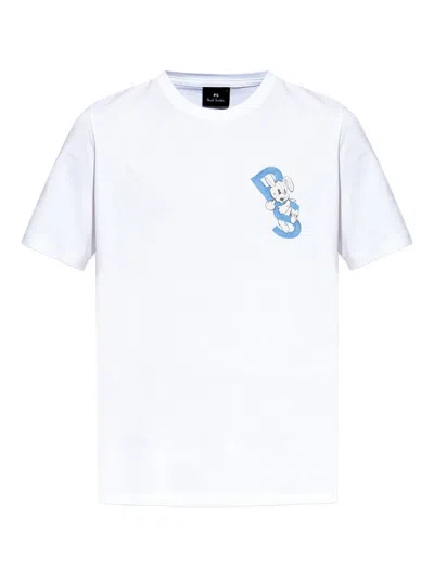 Ps By Paul Smith Bunny Repeat Cotton T Shirt