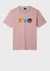 Ps By Paul Smith Powder Pink 'cycle Jerseys' Print T-shirt Purple In Multi