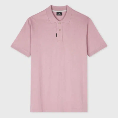Ps By Paul Smith Powder Pink Organic Cotton Polo Shirt Purple