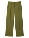 Ps By Paul Smith Pressed-crease Trousers In Green
