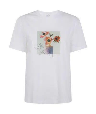 PS BY PAUL SMITH FLORAL-PRINT T-SHIRT