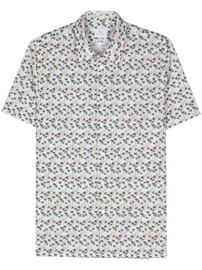 PS BY PAUL SMITH PRINTED CASUAL SHIRT