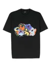 Ps By Paul Smith Ps Paul Smith Printed Cotton T-shirt In Negro