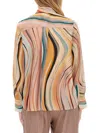 Ps By Paul Smith Ps Paul Smith Striped Knit Top In Multicolour