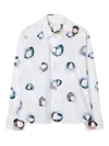 Ps By Paul Smith Printed Shirt In White