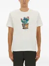Ps By Paul Smith Printed Short-sleeved T-shirt In White