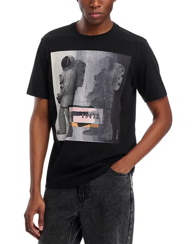 Ps By Paul Smith Ps Astronaut Graphic Tee In Black