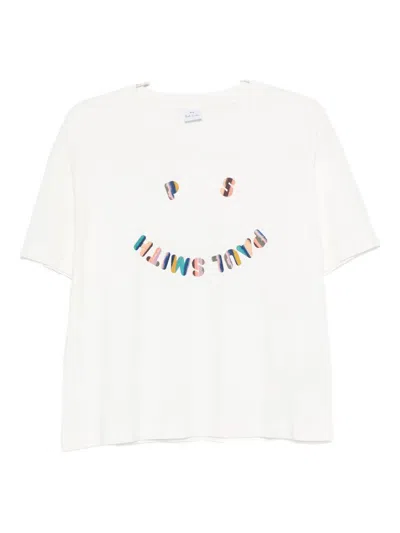 Ps By Paul Smith Ps Happy Cotton T Shirt
