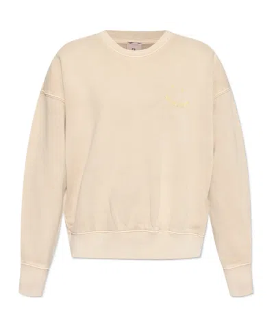 Ps By Paul Smith Ps Happy Organic Cotton Sweatshirt In Nude