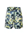 PS BY PAUL SMITH PS PAUL SMITH ALLOVER GRAPHIC PRINTED DRAWSTRING SHORTS