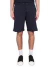 Ps By Paul Smith Ps Paul Smith Zebra Patch Drawstring Bermuda Shorts