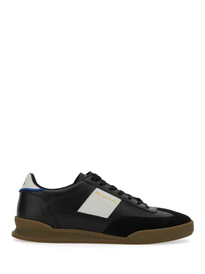 Ps By Paul Smith Ps Paul Smith Black Cow Leather Sneakers In Multi