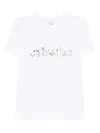Ps By Paul Smith Ps Paul Smith Bloom Print Cotton T-shirt In White