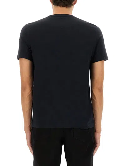 Ps By Paul Smith Ps Paul Smith Blue Cotton T-shirt In Animal Print