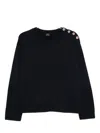 Ps By Paul Smith Ps Paul Smith Blue Polyester Wool Sweater