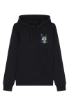 Ps By Paul Smith Ps Paul Smith Bunny Hoodie In Black