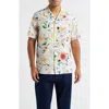 Ps By Paul Smith Ps Paul Smith Casual Fit Floral Short Sleeve Button-up Shirt In Multi