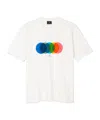 Ps By Paul Smith Ps Paul Smith Circles-printed Crewneck T-shirt In White