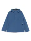 Ps By Paul Smith Ps Paul Smith Hooded Blouson Jacket In Blue
