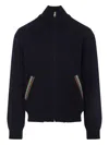 Ps By Paul Smith Ps Paul Smith Wool Bomber Jacket In Black