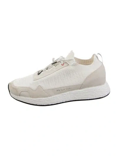 Pre-owned Ps By Paul Smith Ps Paul Smith Colorblock Pattern Sneakers W/ Tags In White