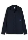 Ps By Paul Smith Ps Paul Smith Cotton-blend Overshirt Jacket In Blue