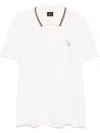 Ps By Paul Smith Ps Paul Smith Cotton Pique Polo In White
