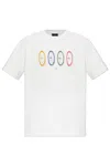 Ps By Paul Smith Bike Tyres Cotton T Shirt In White