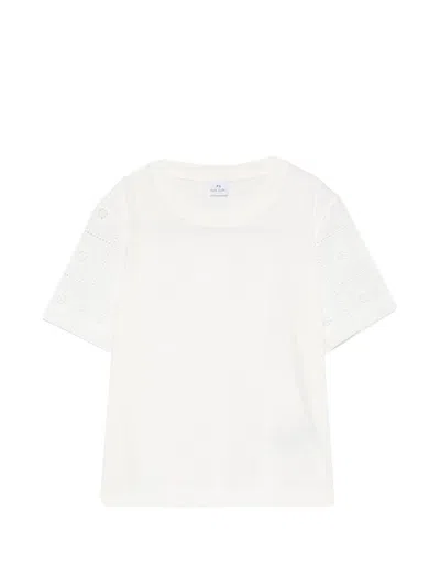 Ps By Paul Smith Ps Paul Smith Cotton T-shirt In White
