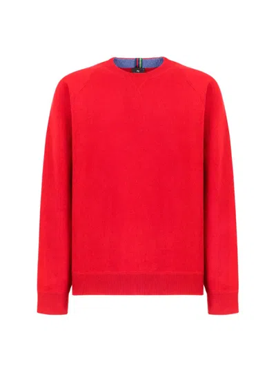 Ps By Paul Smith Ps Paul Smith Crewneck Knitted Jumper In Red